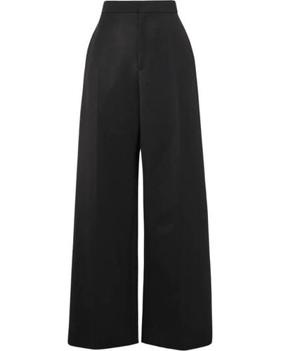 Loewe Trousers > wide trousers - Noir