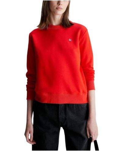 Calvin Klein Sweatshirts - Red