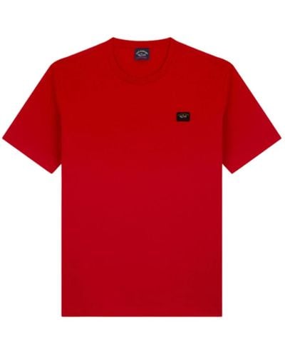 Paul & Shark T-Shirts - Red