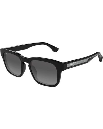 Maui Jim Schwarze graue sonnenbrille stilvoll alltagsgebrauch