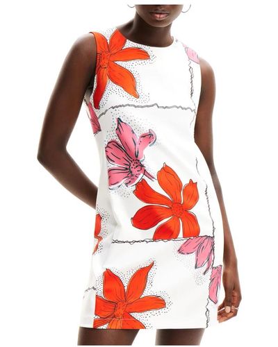 Desigual robe rouge sale