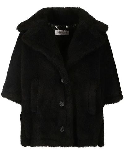 Max Mara Faux Fur & Shearling Jackets - Black