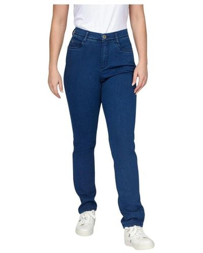 2-Biz Jeans > slim-fit jeans - Bleu