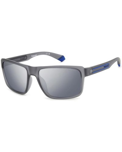 Polaroid Matt graue sonnenbrille,schwarz/graue sonnenbrille pld 2158/s,matt blaue sonnenbrille