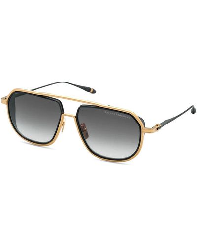 Dita Eyewear Intracraft sonnenbrille gelb gold schwarz eisen - Mettallic