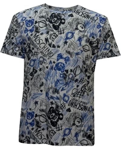 Moschino Tops > t-shirts - Bleu