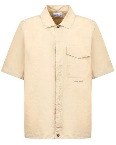 Stone Island Shirts > short sleeve shirts - Neutre