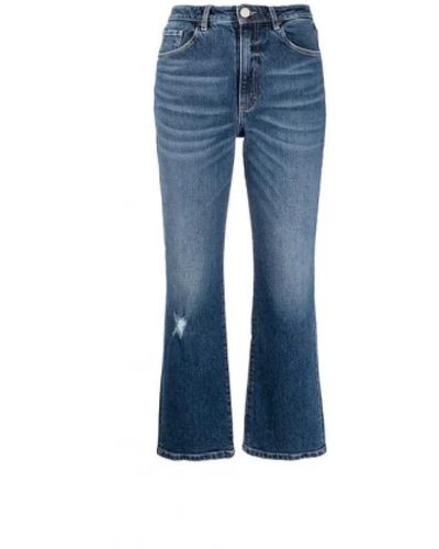 ICON DENIM Cropped Jeans - Blue