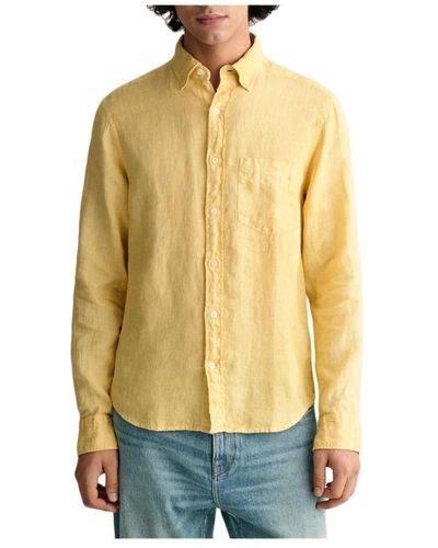 GANT Casual Shirts - Yellow