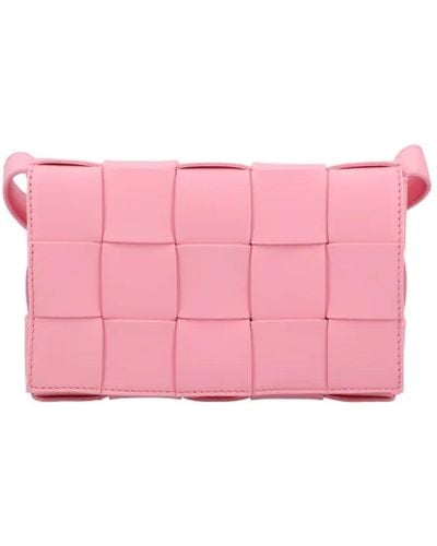Bottega Veneta Cross Body Bags - Pink