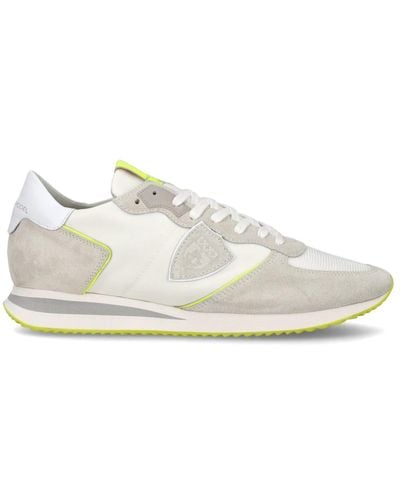 Philippe Model Sneakers trpx bianche gialle - Bianco