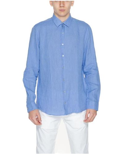 Calvin Klein Casual Shirts - Blue