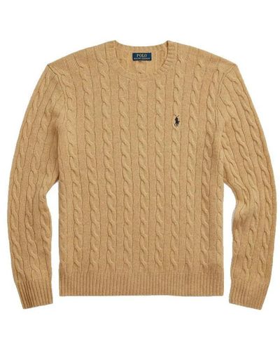 Ralph Lauren Stylische sweaters für männer und frauen - Natur