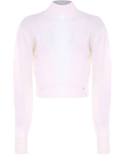 Kocca Suéter de invierno de cuello alto - Rosa