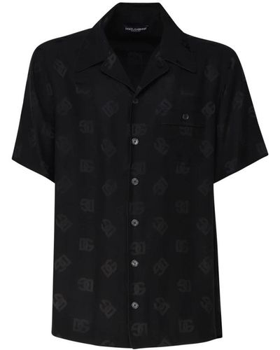 Dolce & Gabbana Short Sleeve Shirts - Black