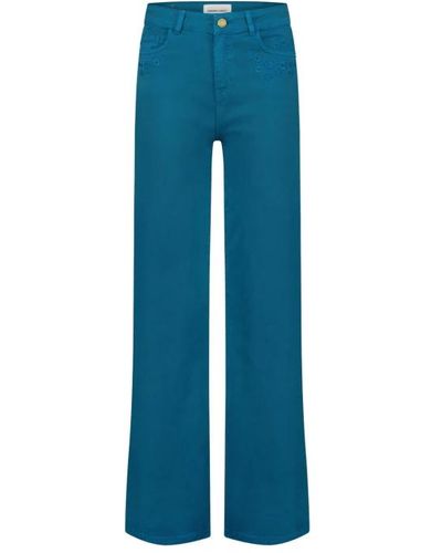 FABIENNE CHAPOT Jeans larges - Bleu