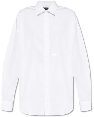 DSquared² Camicia di cotone - Bianco