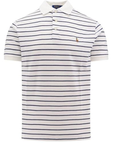 Ralph Lauren Weißes polo shirt custom slim fit