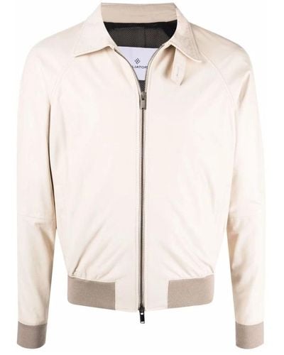 Tagliatore Leather Jackets - White