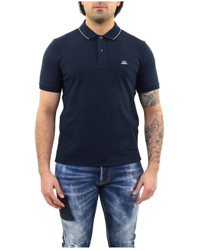 C.P. Company Casual stil polo shirt - Blau