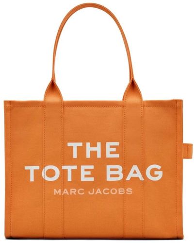 Marc Jacobs Baumwoll tote tasche in - Orange