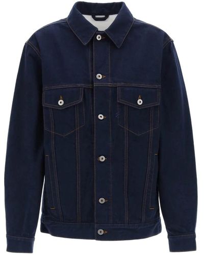 Burberry Japanese giacca in denim for men/w - Blu
