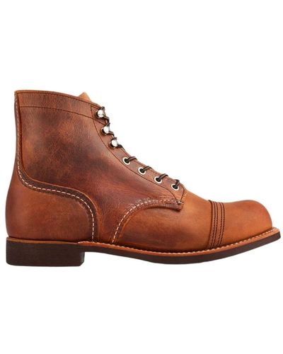 Red Wing Lace-Up Boots - Brown