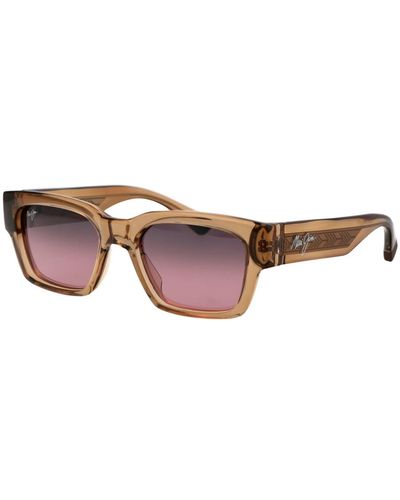 Maui Jim Stylische kenui sonnenbrille für den sommer - Braun