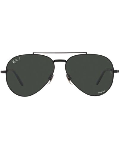 Ray-Ban Aviator titanium occhiali da sole rb 8225 - Verde