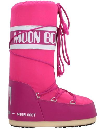 Moon Boot Icon Snow Boots - Pink