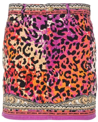 Just Cavalli Gonne rosa per donne ss24 - Rosso