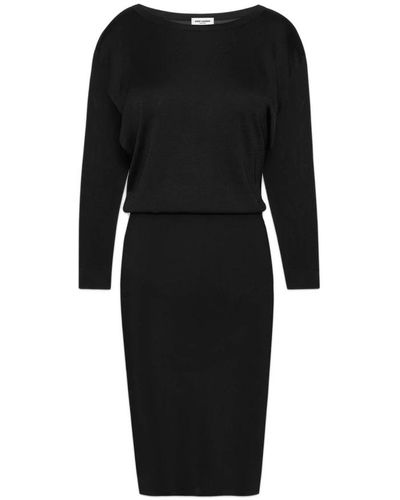 Saint Laurent Short Dresses - Black