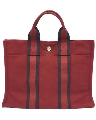 Hermès Pre-owned > pre-owned bags > pre-owned tote bags - Rouge