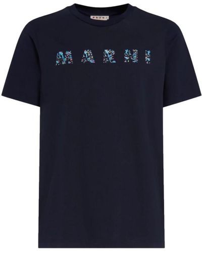 Marni Tops > t-shirts - Bleu