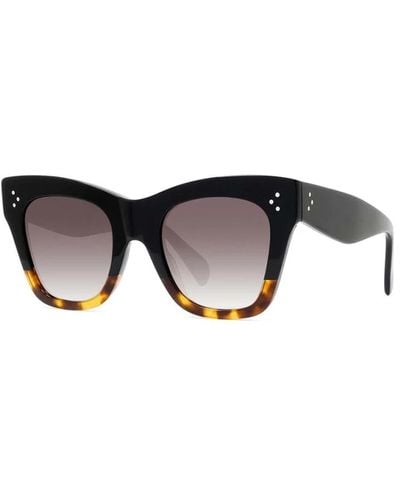 Celine Katzenaugen sonnenbrille - zeitlose eleganz - Schwarz