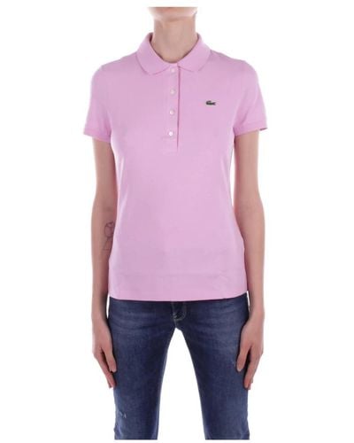 Lacoste Tops > polo shirts - Violet
