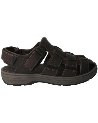 Clarks Shoes > sandals > flat sandals - Noir