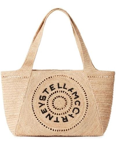 Stella McCartney Tote Bags - Natural
