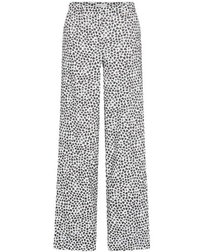 FABIENNE CHAPOT Wide trousers - Gris