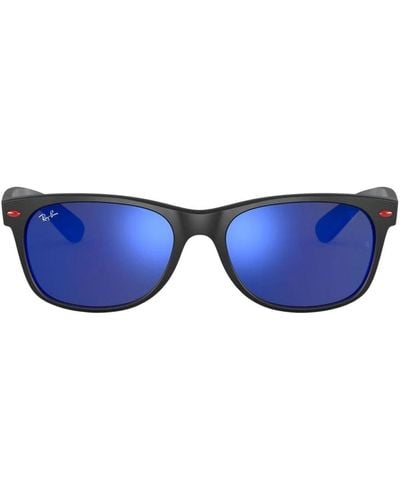 Ray-Ban Scuderia ferrari blaue spiegel sonnenbrille,scuderia ferrari sonnenbrille