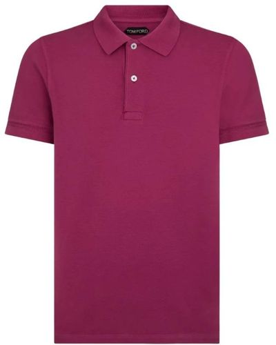 Tom Ford Polo Shirts - Purple