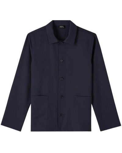 A.P.C. Jackets > light jackets - Bleu