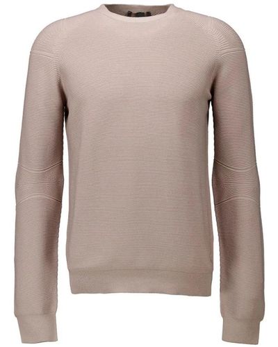 ALPHATAURI Round-Neck Knitwear - Brown