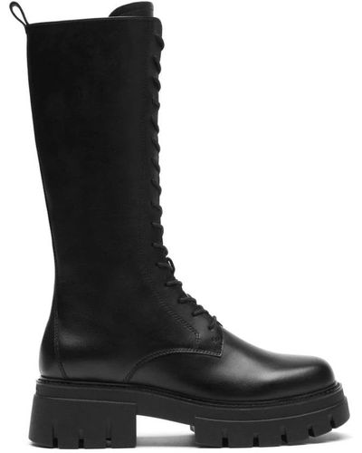 Ash Lace-Up Boots - Black