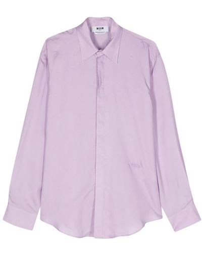 MSGM Camicie lilla - Viola
