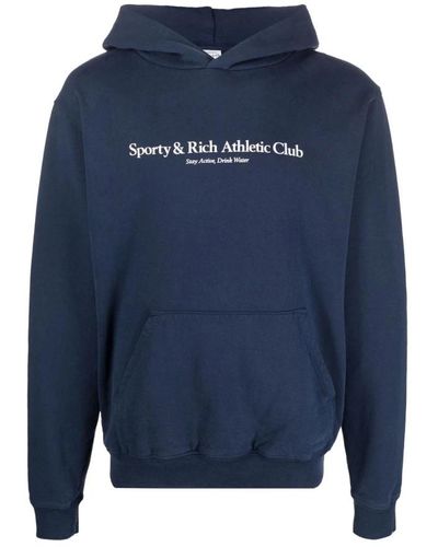 Sporty & Rich Sweatshirts - Bleu