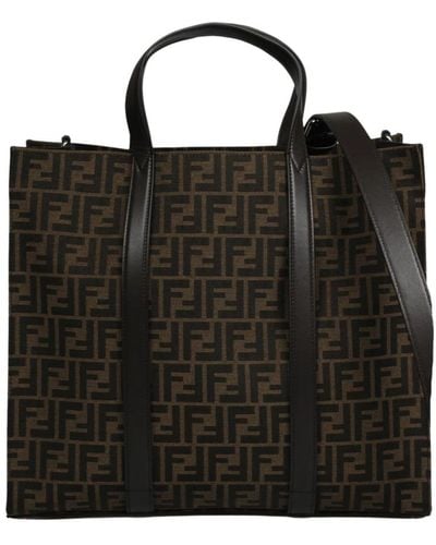 Fendi Tote Bags - Black