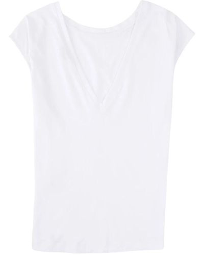 Ottod'Ame Deep v-neck t-shirt - Weiß