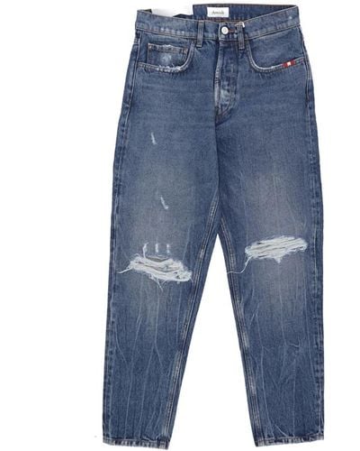 AMISH Jeans > straight jeans - Bleu