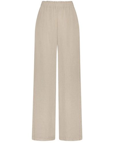 Nukus Wide Trousers - Natural